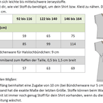 Schnittmuster Lilly Kids – Shirt & Kleid mit angeschnittenen Ärmeln Gr. 92-164 - Sewando