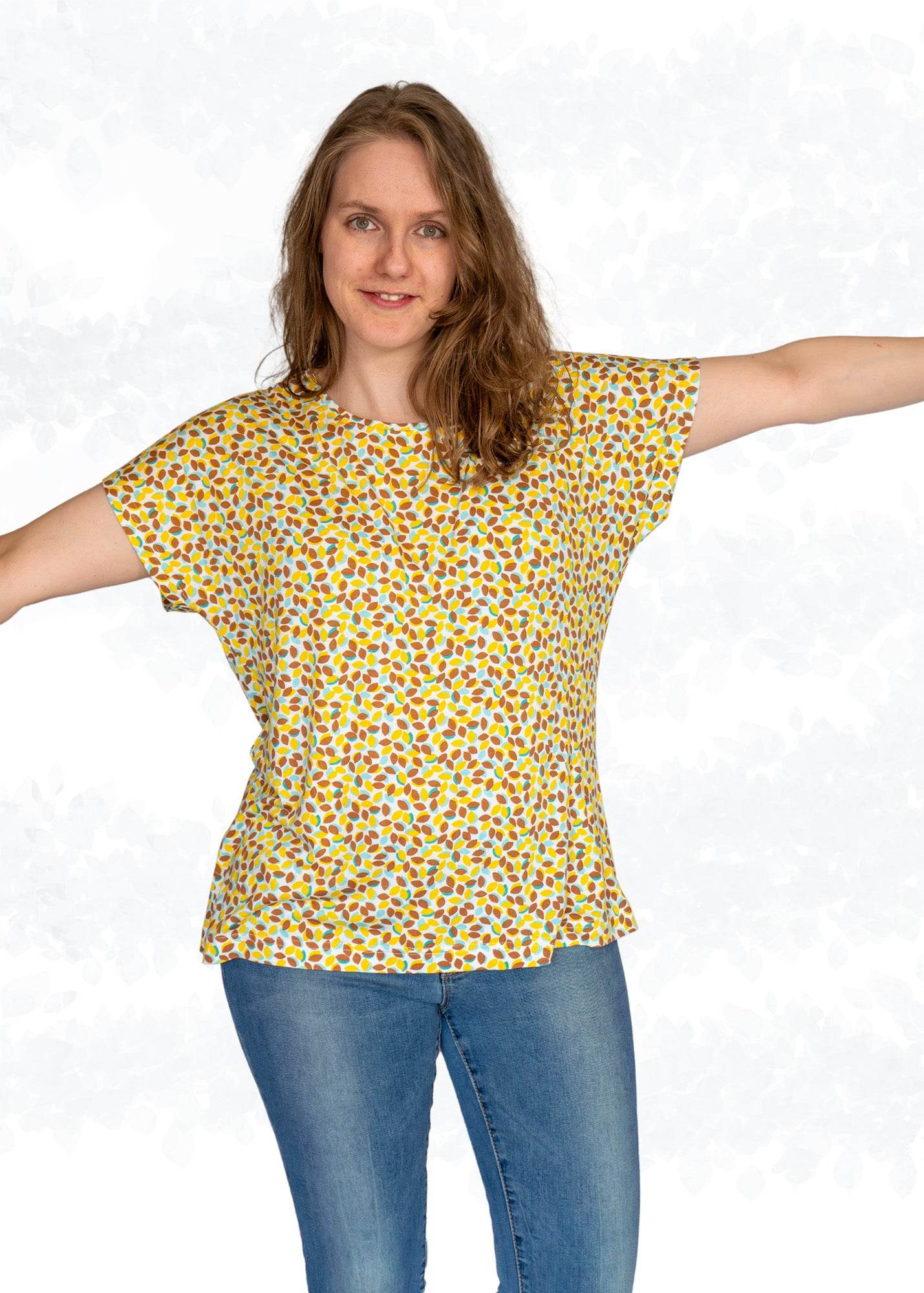 Schnittmuster Lilly – Lockeres Shirt & Kleid mit 3 Längen Gr. 34-50 / BU 80-116 - Sewando