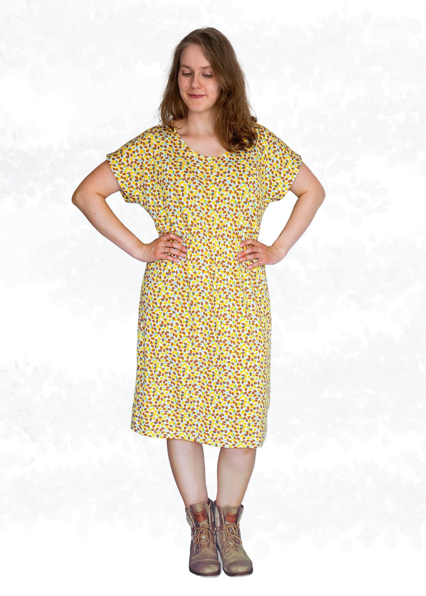 Schnittmuster Lilly – Lockeres Shirt & Kleid mit 3 Längen Gr. 34-50 / BU 80-116 - Sewando