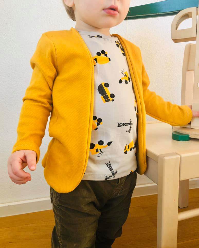 Happy Lysander - Gr 86 - 164 - Shirt mit Fake-Jacke Schnittmuster - Sewando