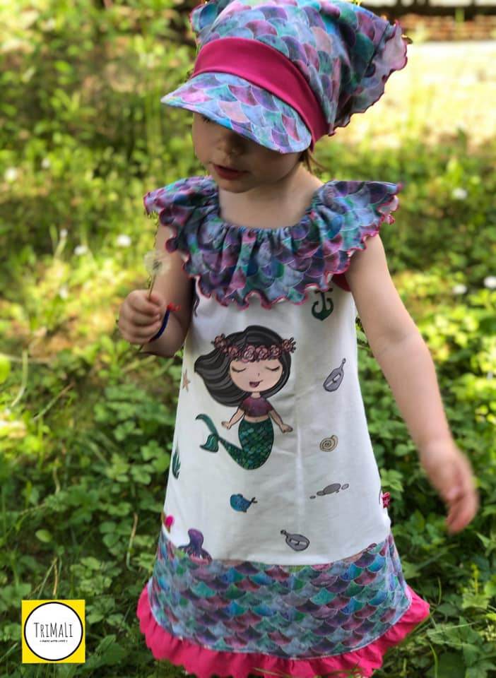 Happy Waves - Gr 74-164 - T-Shirt + Tunika + Maxikleid Schnittmuster - Sewando