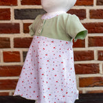 Schnittmuster Linn – Babyshirt oder Kleid mit senkrechter Knopfleiste & Teilung Gr. 56-98 - Sewando