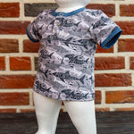 Schnittmuster Linn – Babyshirt oder Kleid mit senkrechter Knopfleiste & Teilung Gr. 56-98 - Sewando