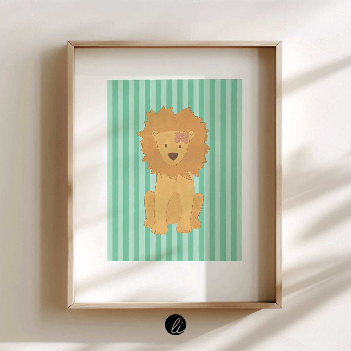 Löwe – Digitales Poster-Design - Sewando