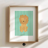 Löwe – Digitales Poster-Design - Sewando