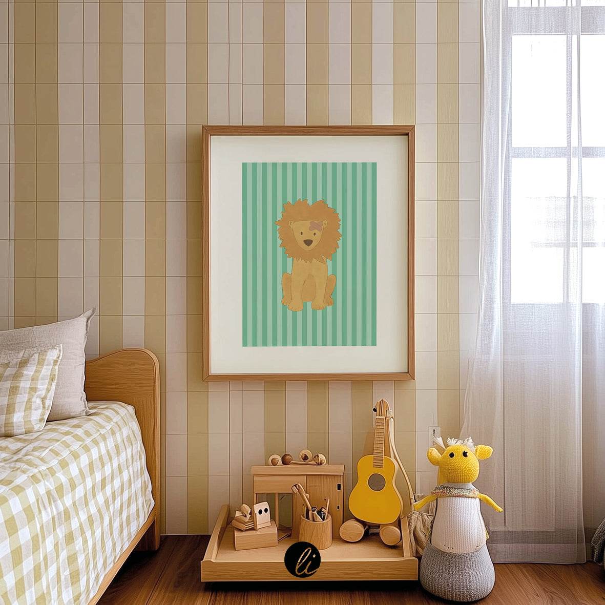 Löwe – Digitales Poster-Design - Sewando