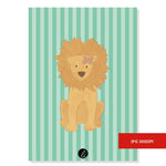 Löwe – Digitales Poster-Design - Sewando