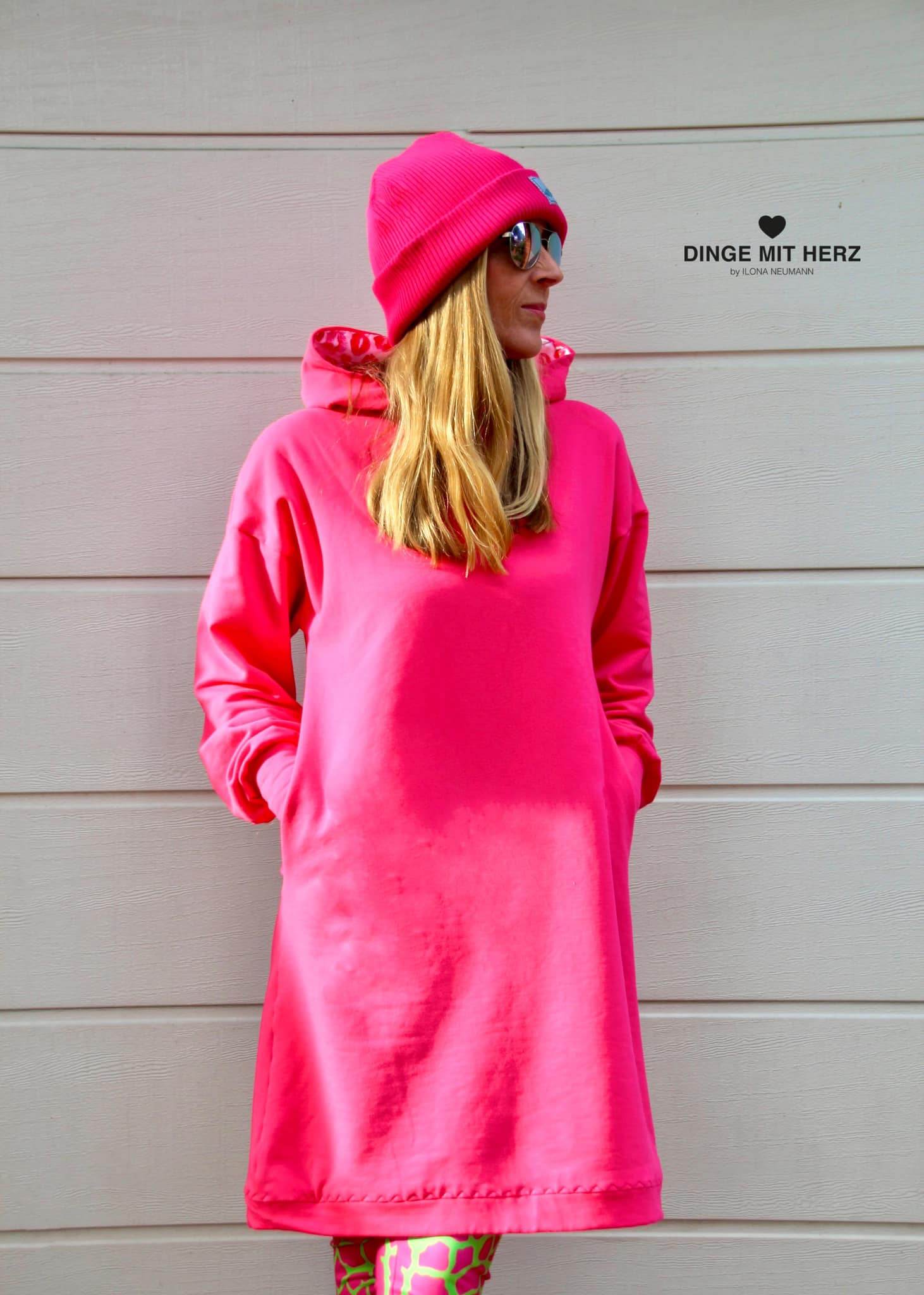 Schnittmuster Hoodie Hoodiekleid Lys Gr. 32-50 - Sewando