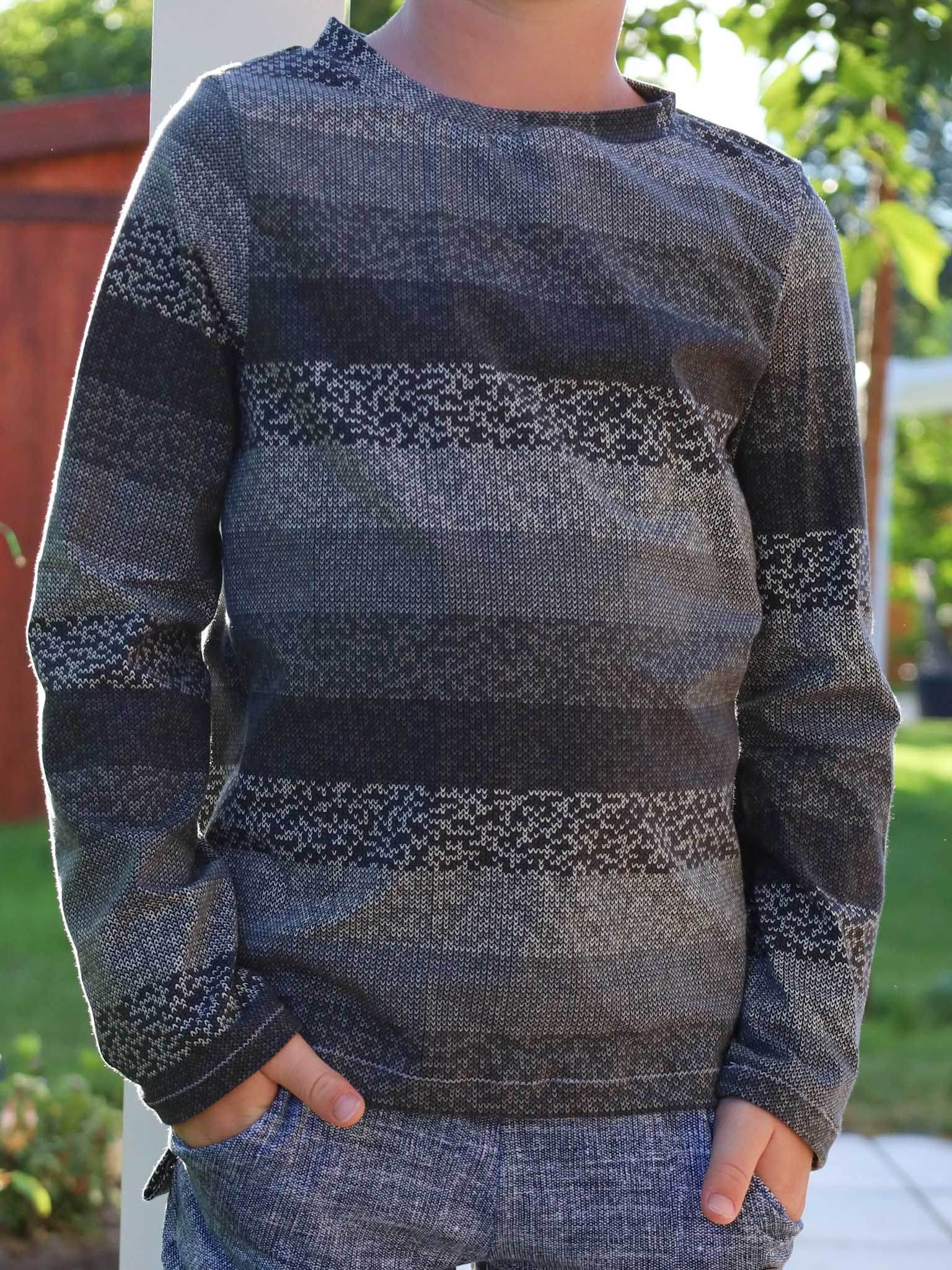 Shirt Mullett, Schnittmuster Grösse 74-152 - Sewando