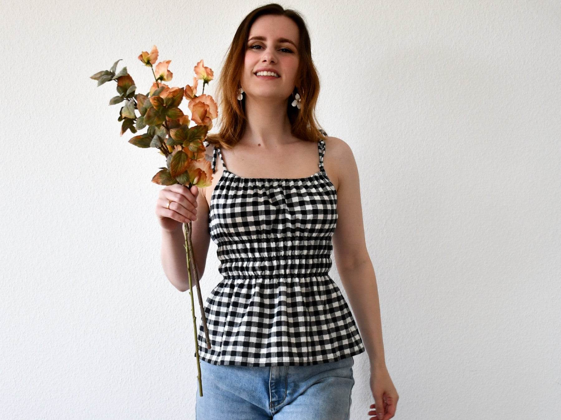 Milchmädchen Bluse/Top - Aloha - Schnittmuster - Gr. 32-50 - Sewando