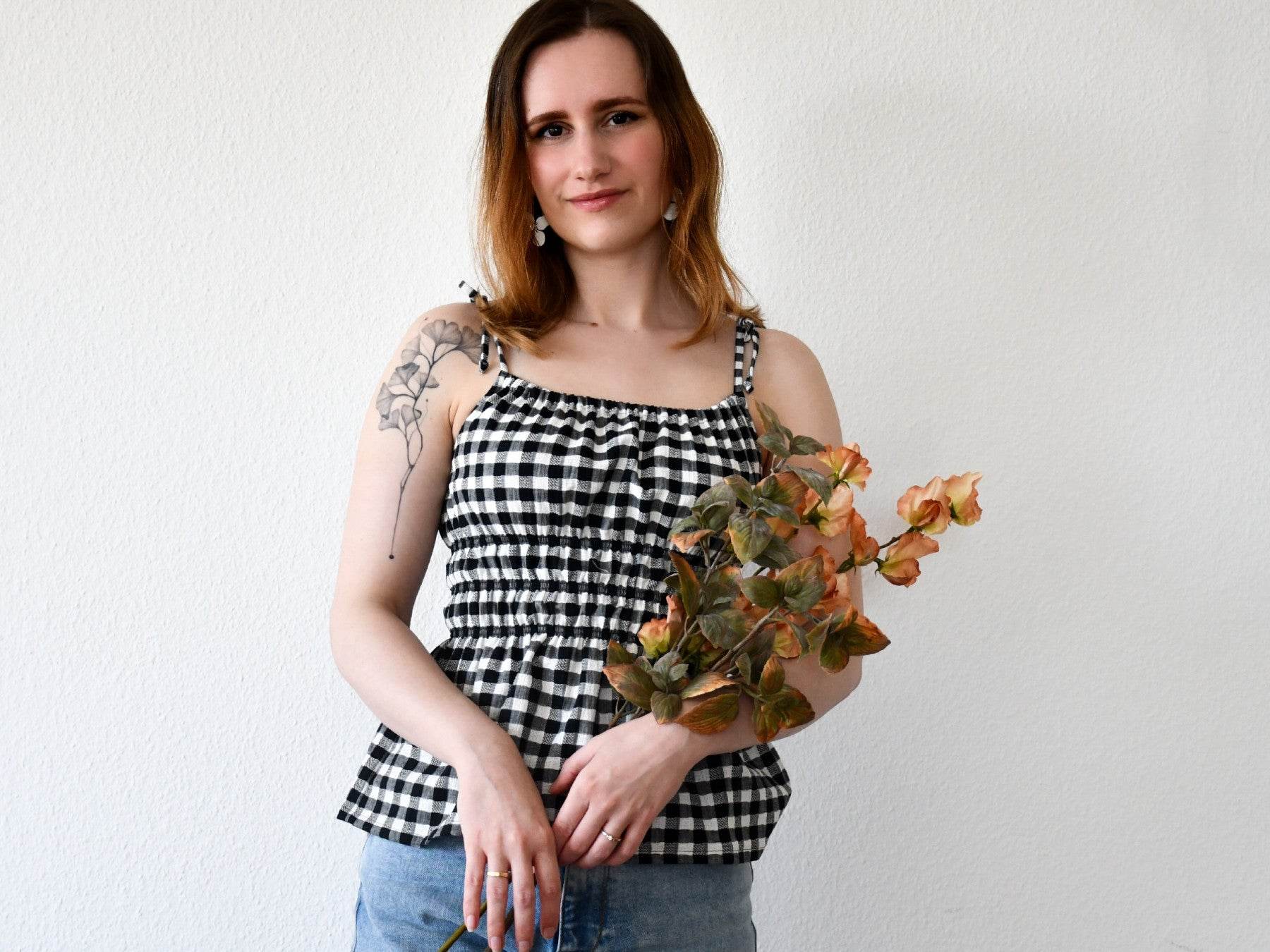 Milchmädchen Bluse/Top - Aloha - Schnittmuster - Gr. 32-50 - Sewando