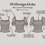 Milchmädchen Bluse/Top - Aloha - Schnittmuster - Gr. 32-50 - Sewando