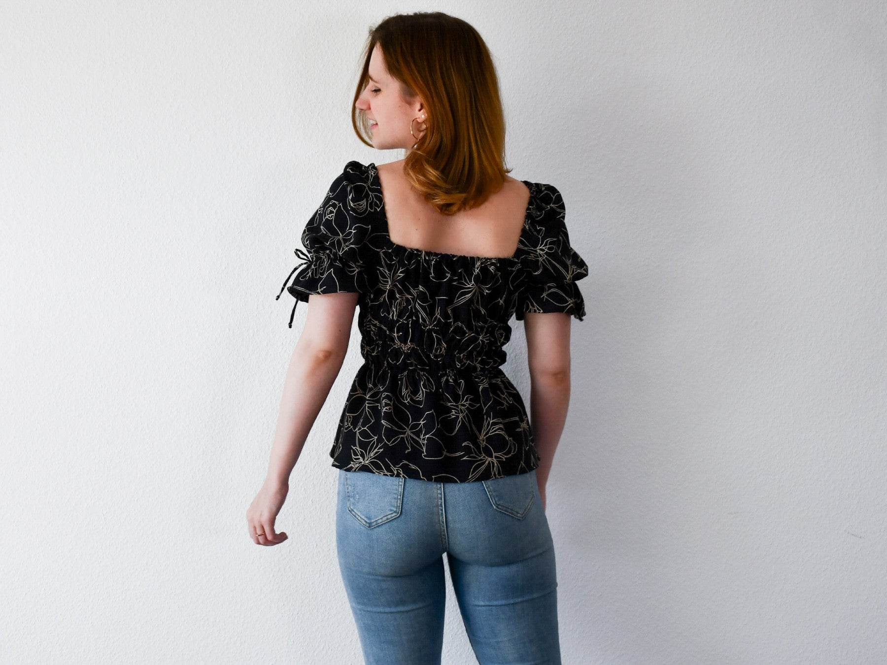 Milchmädchen Bluse/Top - Aloha - Schnittmuster - Gr. 32-50 - Sewando