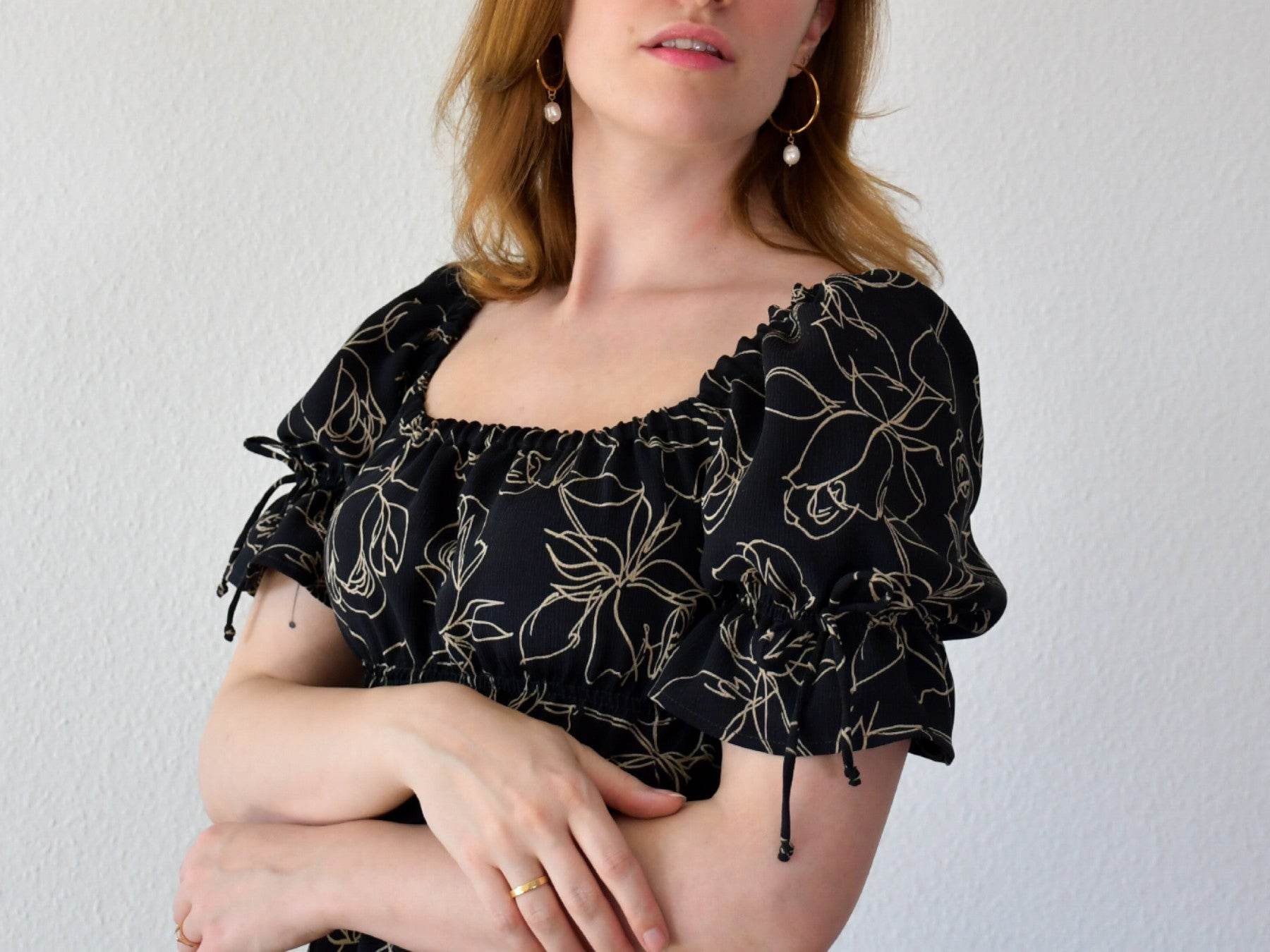 Milchmädchen Bluse/Top - Aloha - Schnittmuster - Gr. 32-50 - Sewando