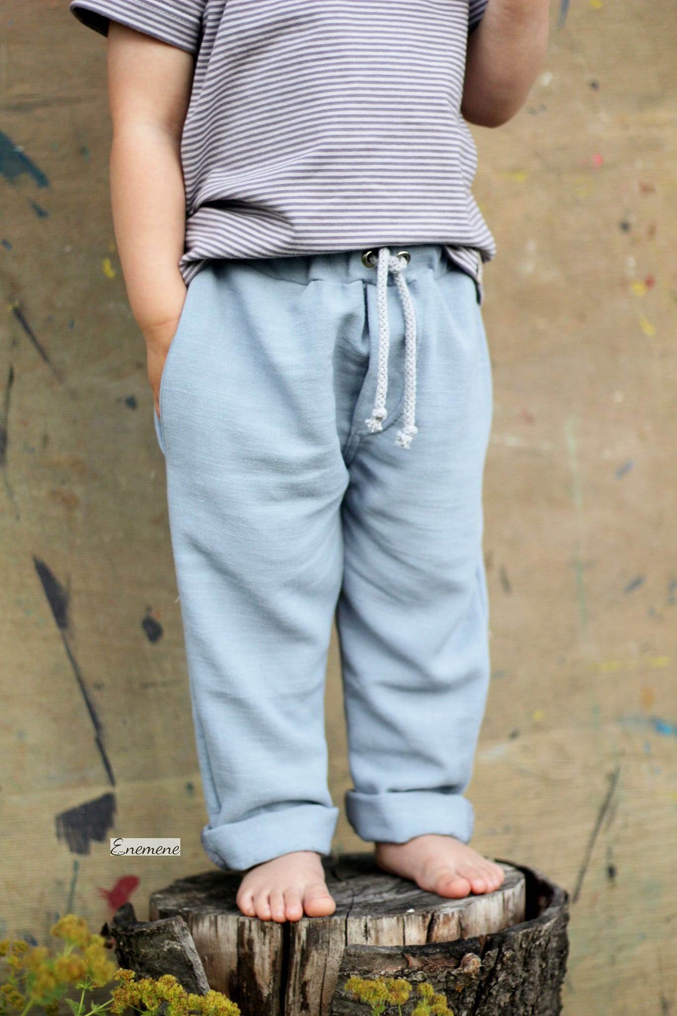 Schnittmuster Bunde Kinderhose Sollys und Damenhose Skat Gr. 56-140 und Gr. 32-50 - Sewando