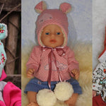 TEDDYMÜTZE - ERGÄNZUNG: PUPPENKOLLEKTION - PUPPEN: 40-45 CM - Sewando