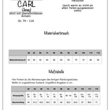 Knopfhemd, KK CARL, Schnittmuster & Nähanleitung, Größe 56 - 116 - Sewando