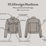 Lederjacke - Madison - Schnittmuster - Gr. 32-48 : - Sewando