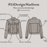 Lederjacke - Madison - Schnittmuster - Gr. 32-48 : - Sewando