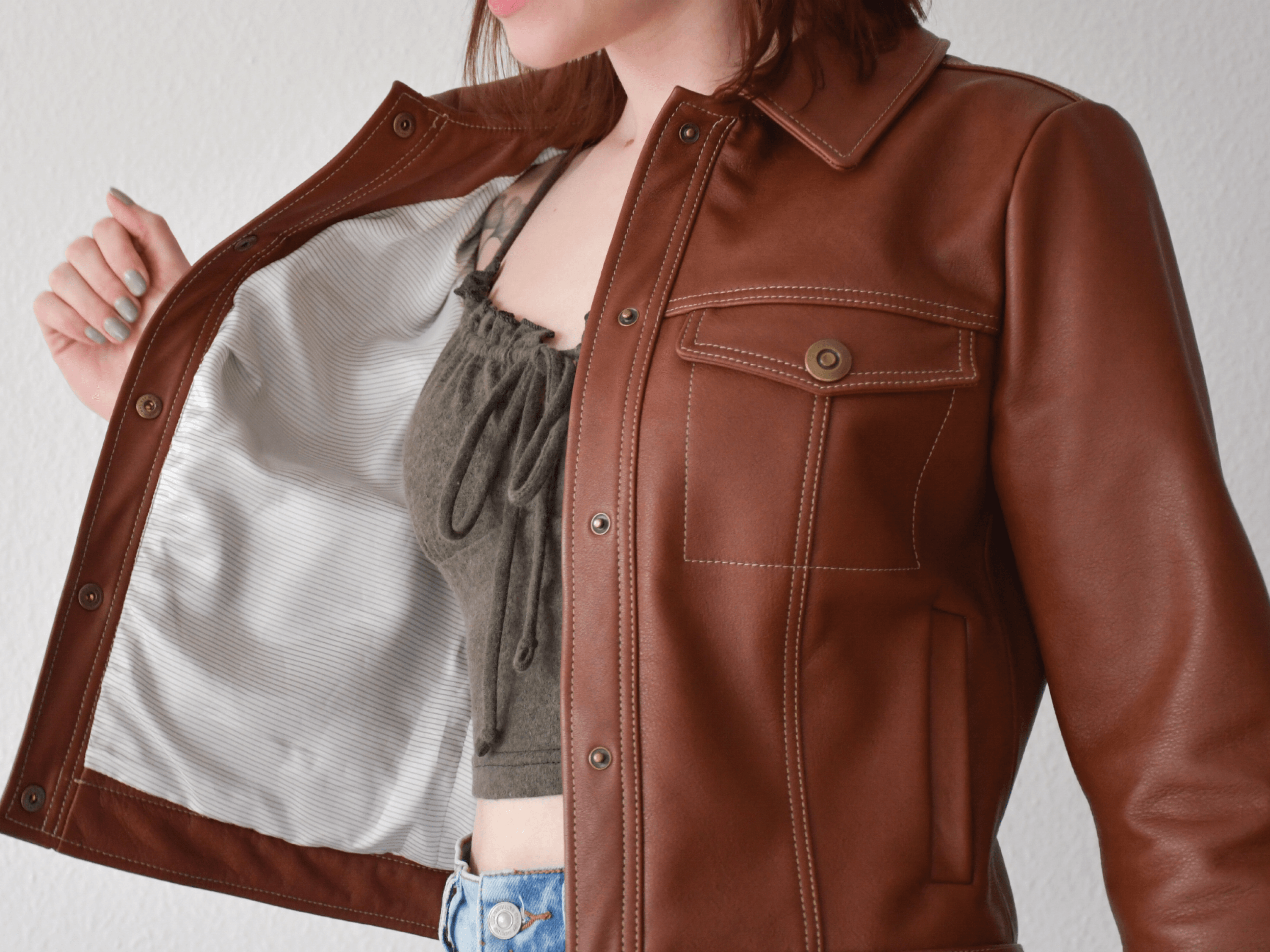 Lederjacke - Madison - Schnittmuster - Gr. 32-48 : - Sewando