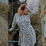 VIONA: FEMININES DAMENKLEID - EBOOK - VIDEOTUTORIAL 34-54 Schnittmuster - Sewando