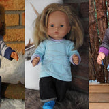 PICCOLA COCCOLETTA: HOODIE - EBOOK - PUPPEN: GRÖSSE 40-45 CM - Sewando