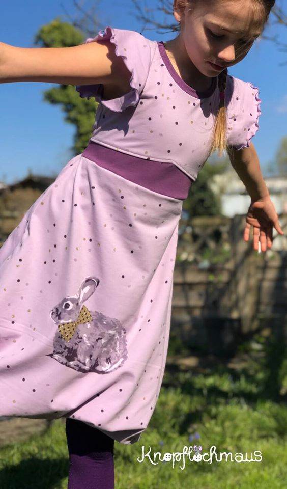 Happy Jassika - Gr 74-164 - Ballontunika + Kleid Schnittmuster - Sewando
