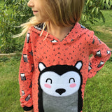 Schnittmuster UNISEX Hoodie / Kleid "LOTTCHEN" Gr. 68 - 164