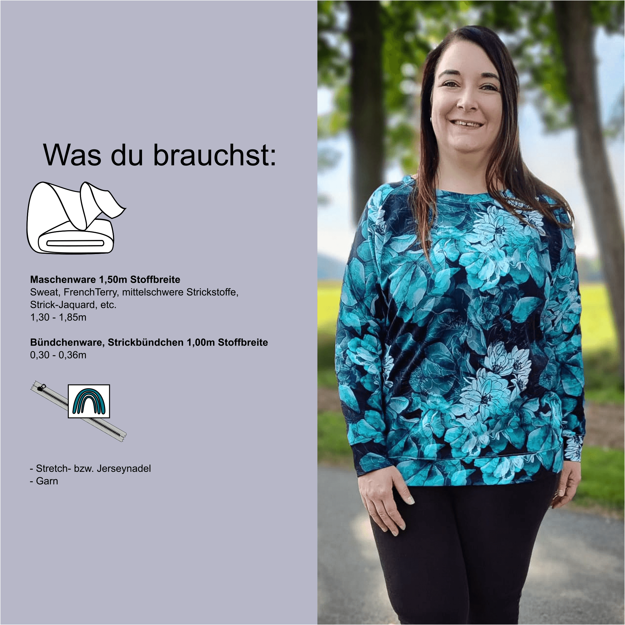 Schnittmuster Raglanpullover „Zeitlos im Herbst“ Damen Gr. 32 - 62 - Sewando