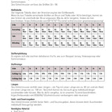 Schnittmuster Top, Trägerkleid SOL (34-58) - Sewando