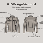 Lederjacke - Medford - Schnittmuster - Gr. 40-58 : - Sewando