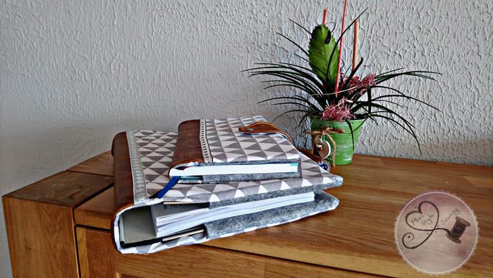 Schnittmuster Ordnerhülle Klasse(N)Buch - Sewando
