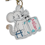 Koffer Tiere Stickdatei Urlaub Vogel Maus ab 10x10 - Sewando