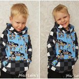 Schnittmuster UNISEX Hoodie / Kleid "LOTTCHEN" Gr. 68 - 164