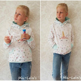 Schnittmuster UNISEX Hoodie / Kleid "LOTTCHEN" Gr. 68 - 164