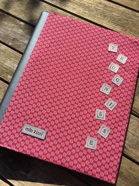 Schnittmuster Ordnerhülle Klasse(N)Buch - Sewando