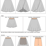 Schnittmuster Zoe Kids – Rock mit integrierter Shorts - Webware & Jersey Gr. 92-164 - Sewando