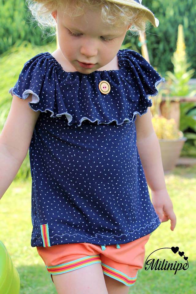 Happy Waves - Gr 74-164 - T-Shirt + Tunika + Maxikleid Schnittmuster - Sewando