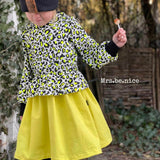 Schnittmuster Wildblume – Oberteil, Tunika oder Kleid | PDF-Download | Größen 86-134 - Sewando