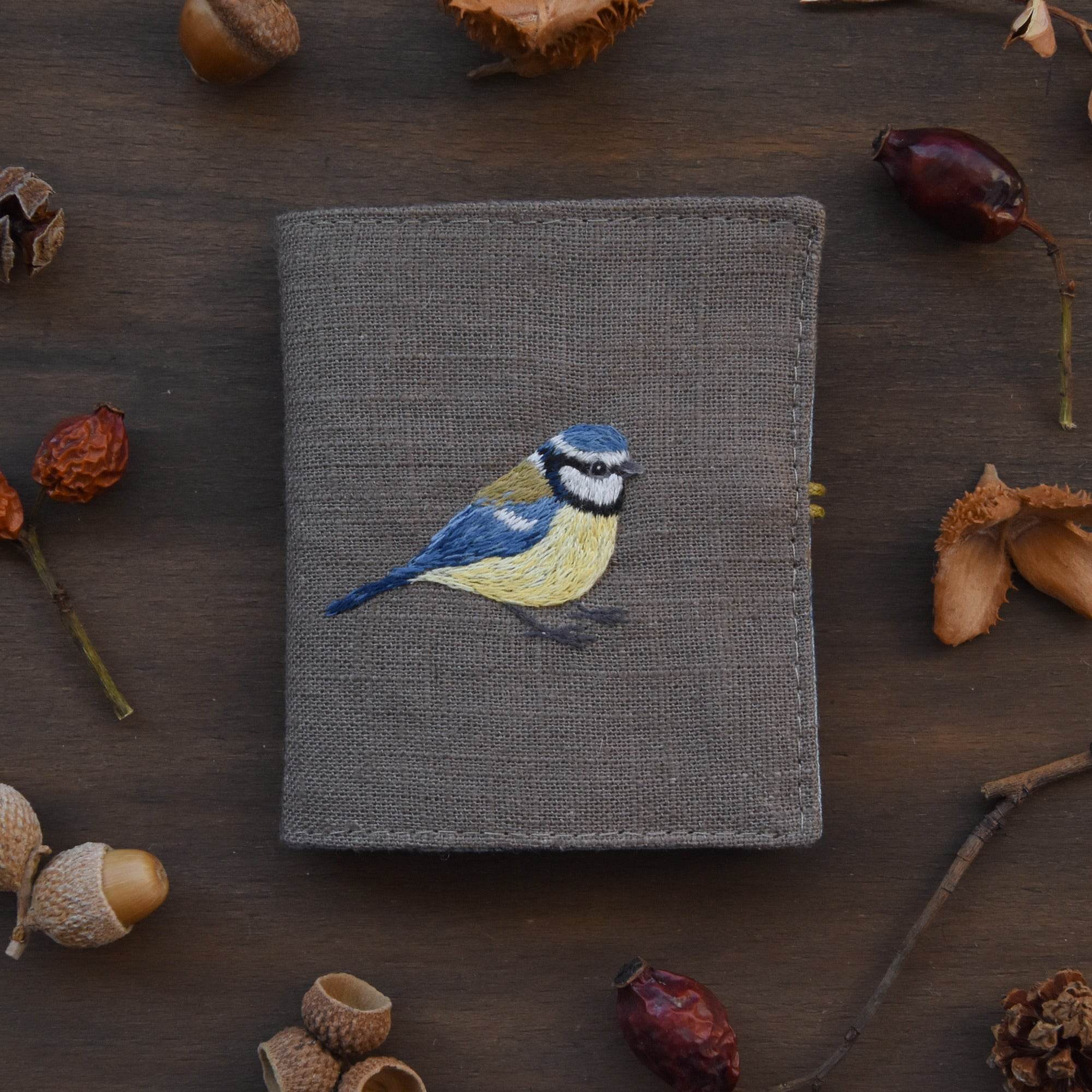 Handstickvorlage BLAUMEISE & KOHLMEISE : - Sewando
