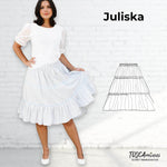 Nähanleitung Damen Rock Juliska Gr. 34-54 - Sewando