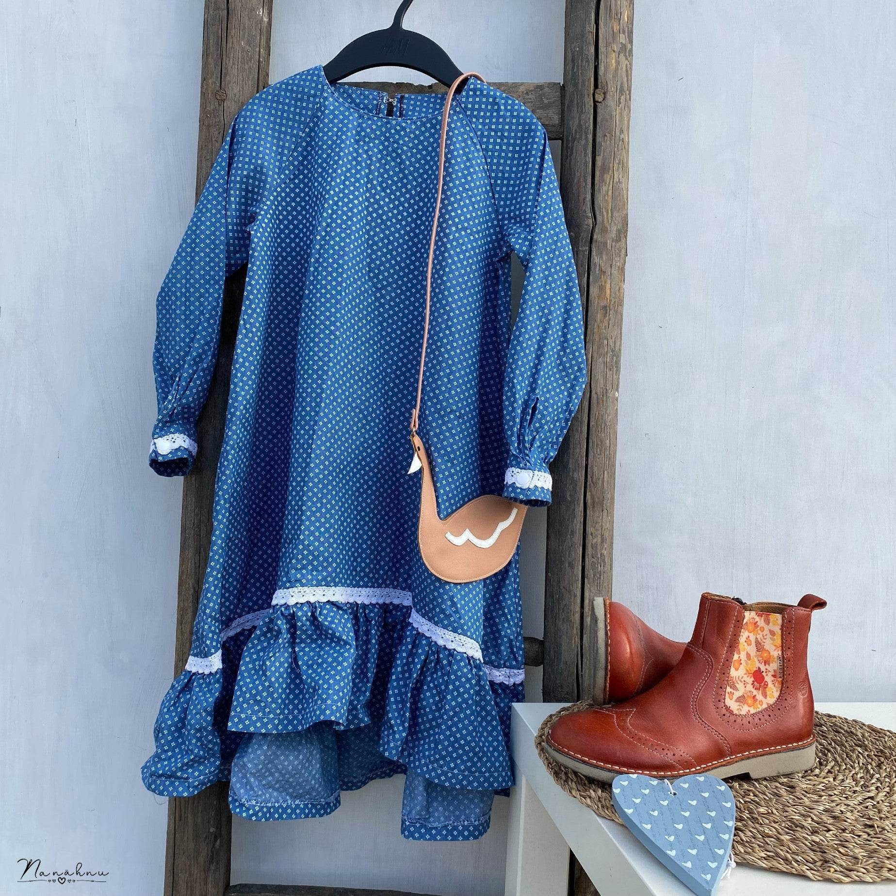 Ella Schnittmuster – wandelbares Kleid & Tunika für Mädchen Gr. 98–146 - Sewando