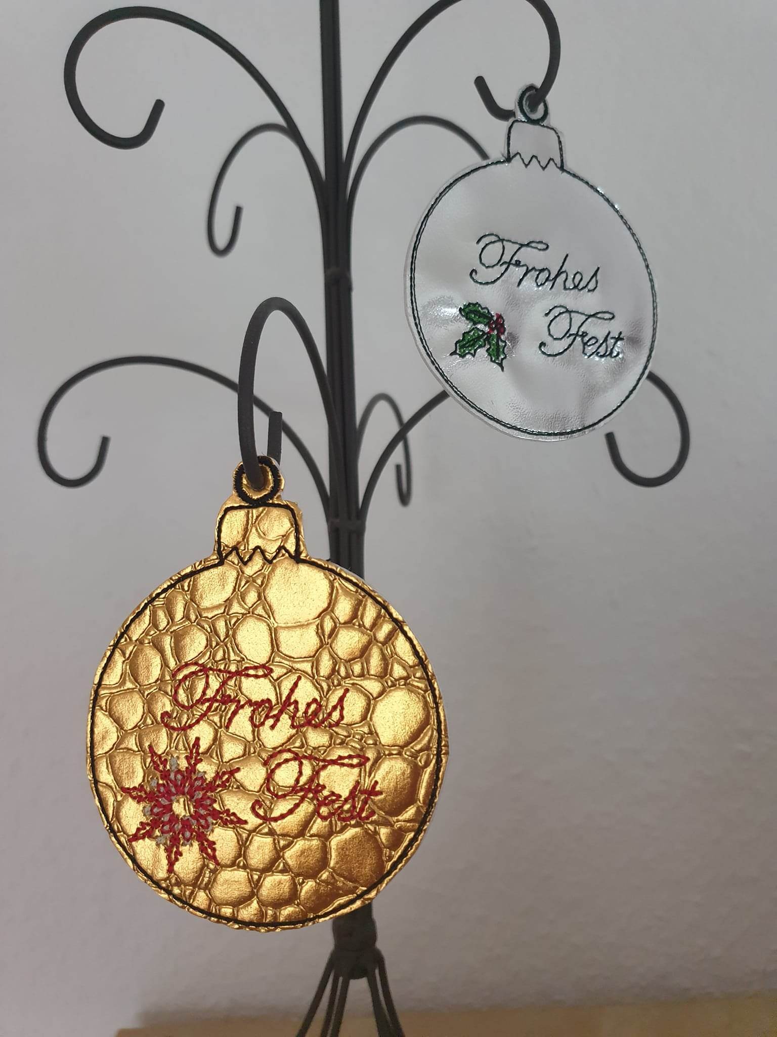 Stickdatei - Geldgeschenk Christbaumkugeln - Sewando