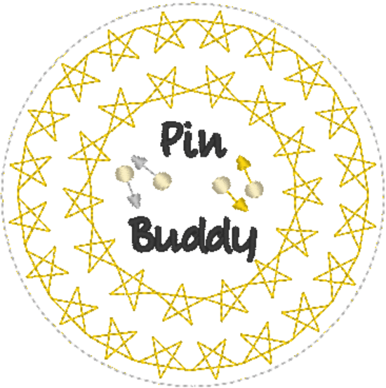 Stickdatei - PIN-Buddy für Ohrstecker - Sewando
