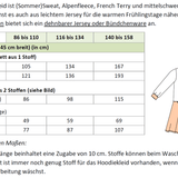 Schnittmuster Olivia – Sweatkleid oder Longshirt mit Kapuze Gr. 86-158 - Sewando