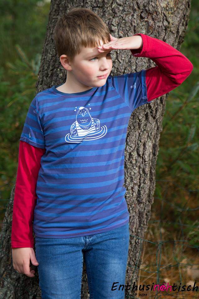 Happy Loris - Gr 74-152 - Langarmshirt + T-Shirt Schnittmuster - Sewando