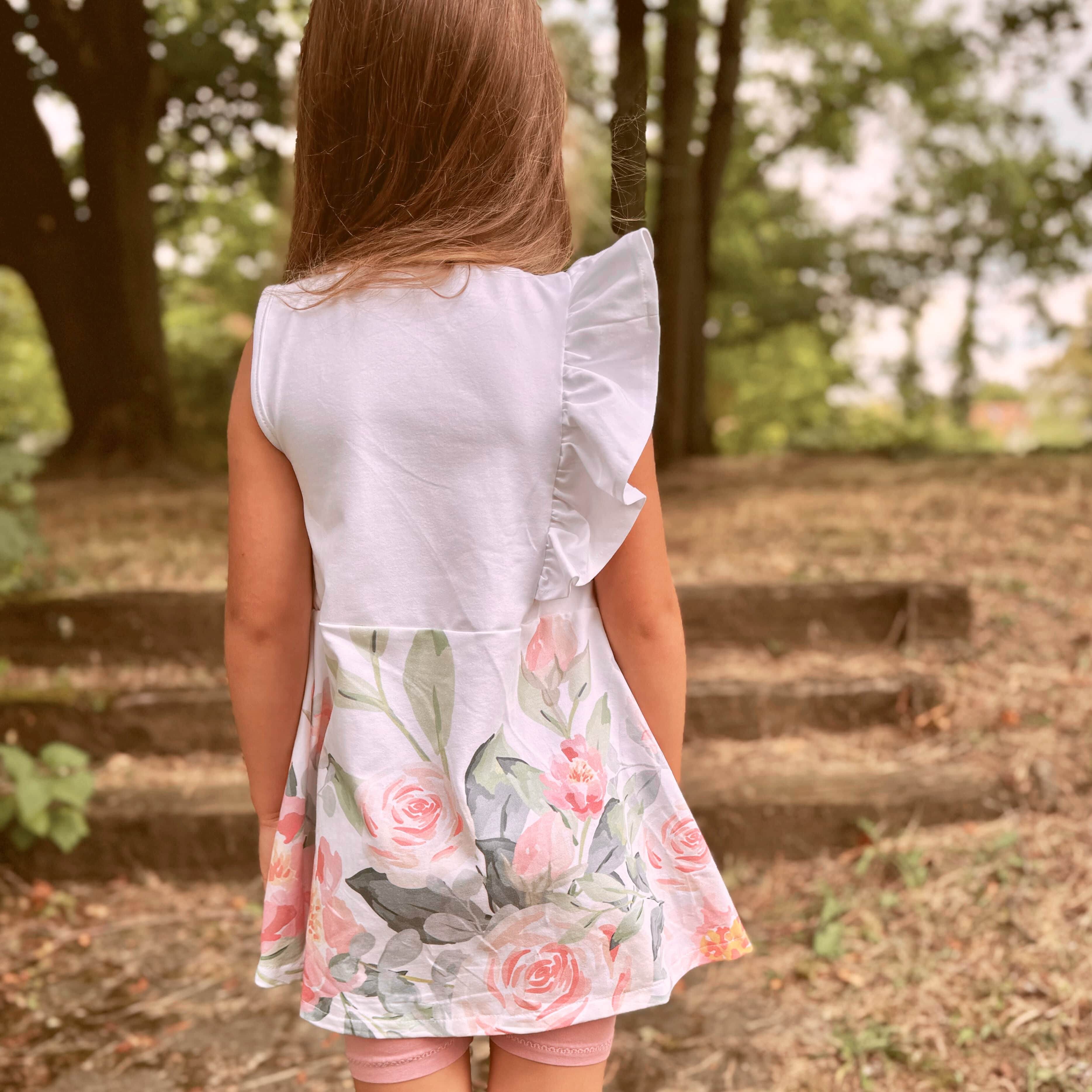 Schnittmuster Mathilda – Rüschenkleid für Mädchen Gr. 98–134 inkl. Anleitung - Sewando