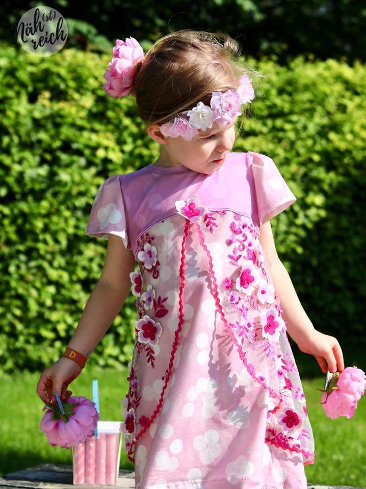 Happy HannaH Princess - Gr 86-140 - Kleid Schnittmuster - Sewando