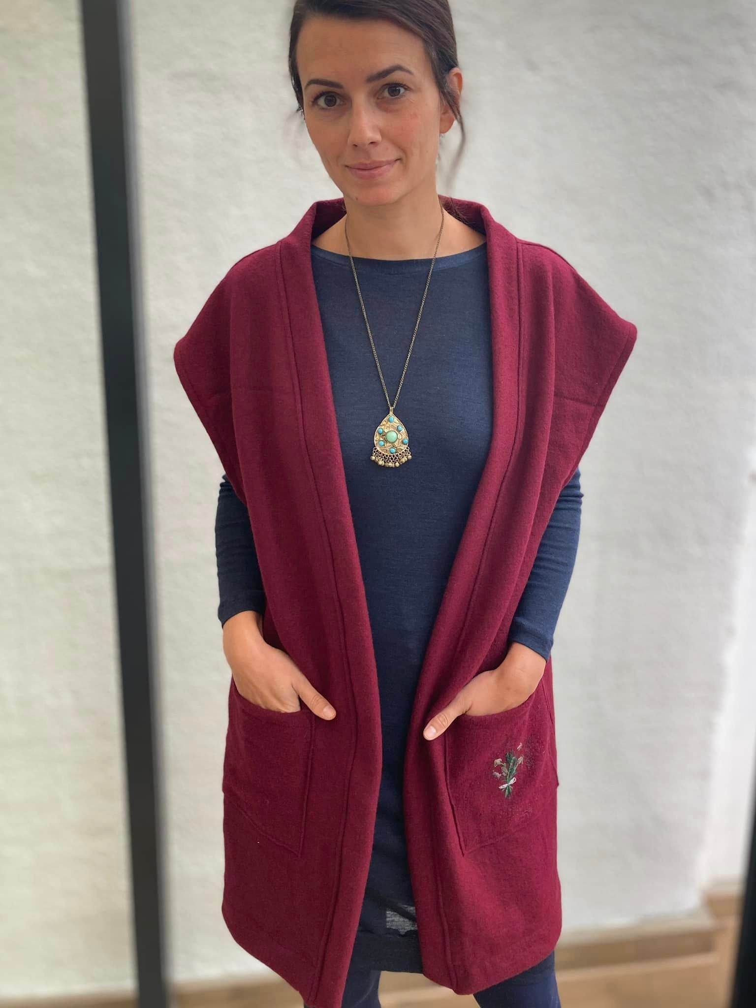 Schnittmuster Weste Cardigan Aske Gr. 32-56 - Sewando
