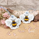 Stickdatei Hummel Biene Schlüsselanhänger - Sewando
